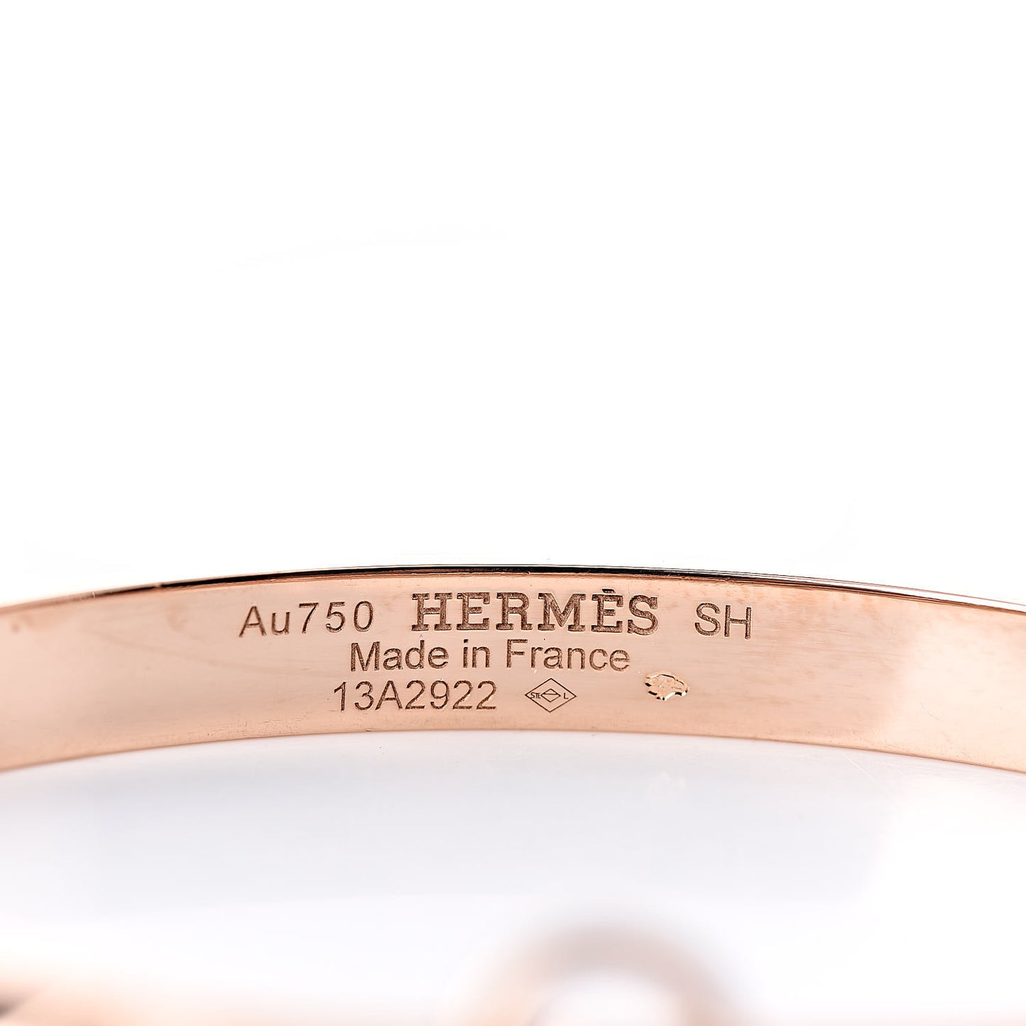 18K Rose Gold PM Collier De Chien Bracelet SH