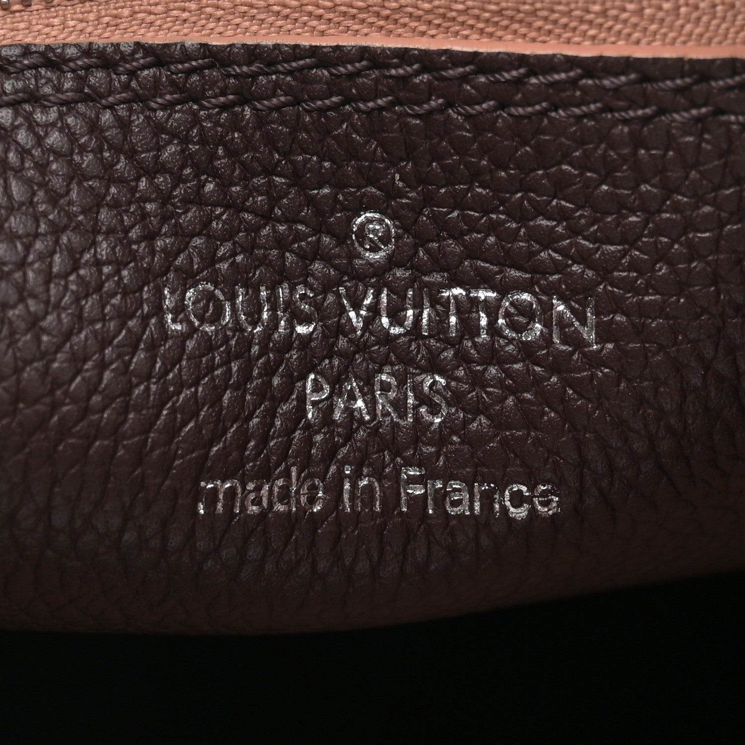 Louis Vuitton Mahina Carmel Hobo Chocolate 6 of 11