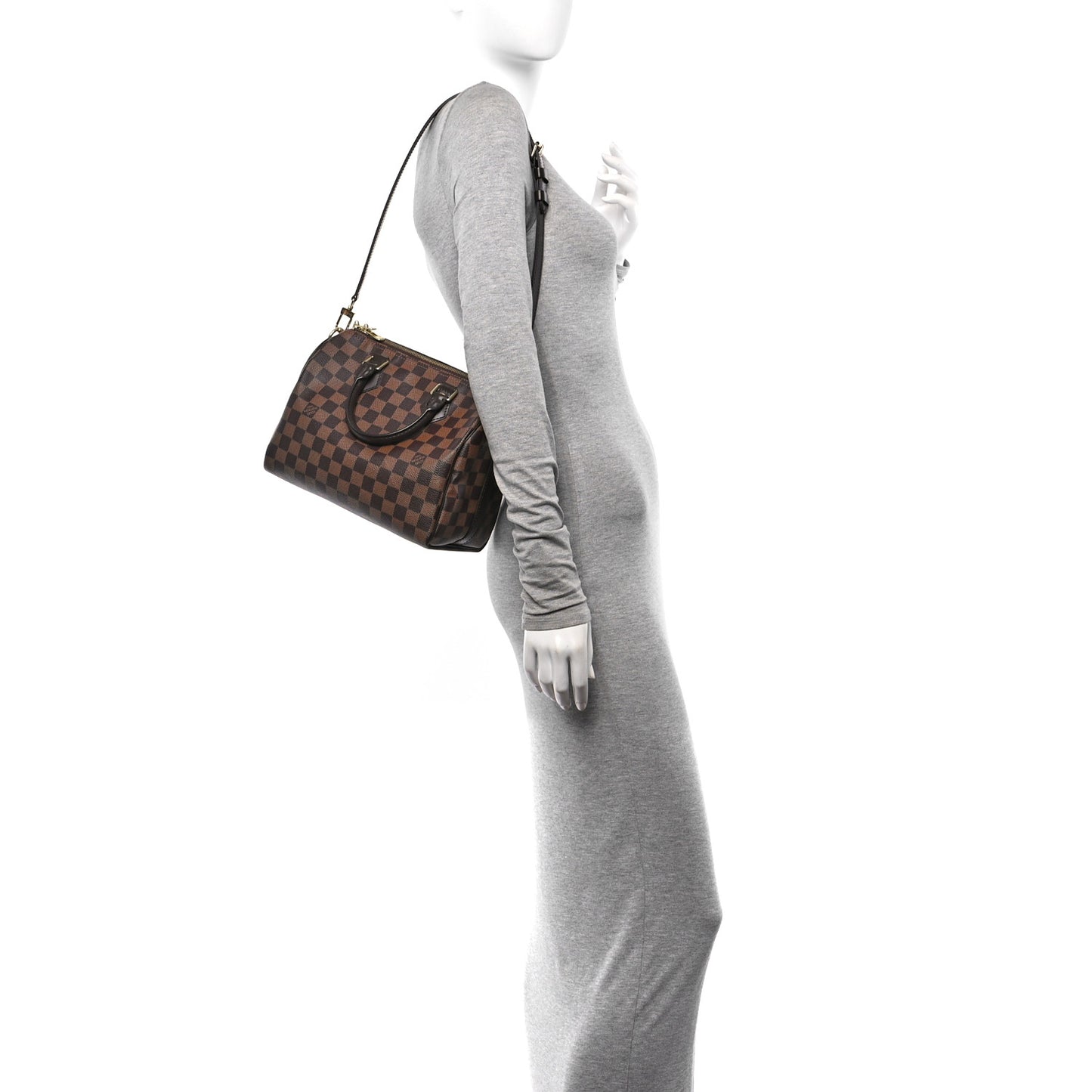 Damier Ebene Speedy Bandouliere 25