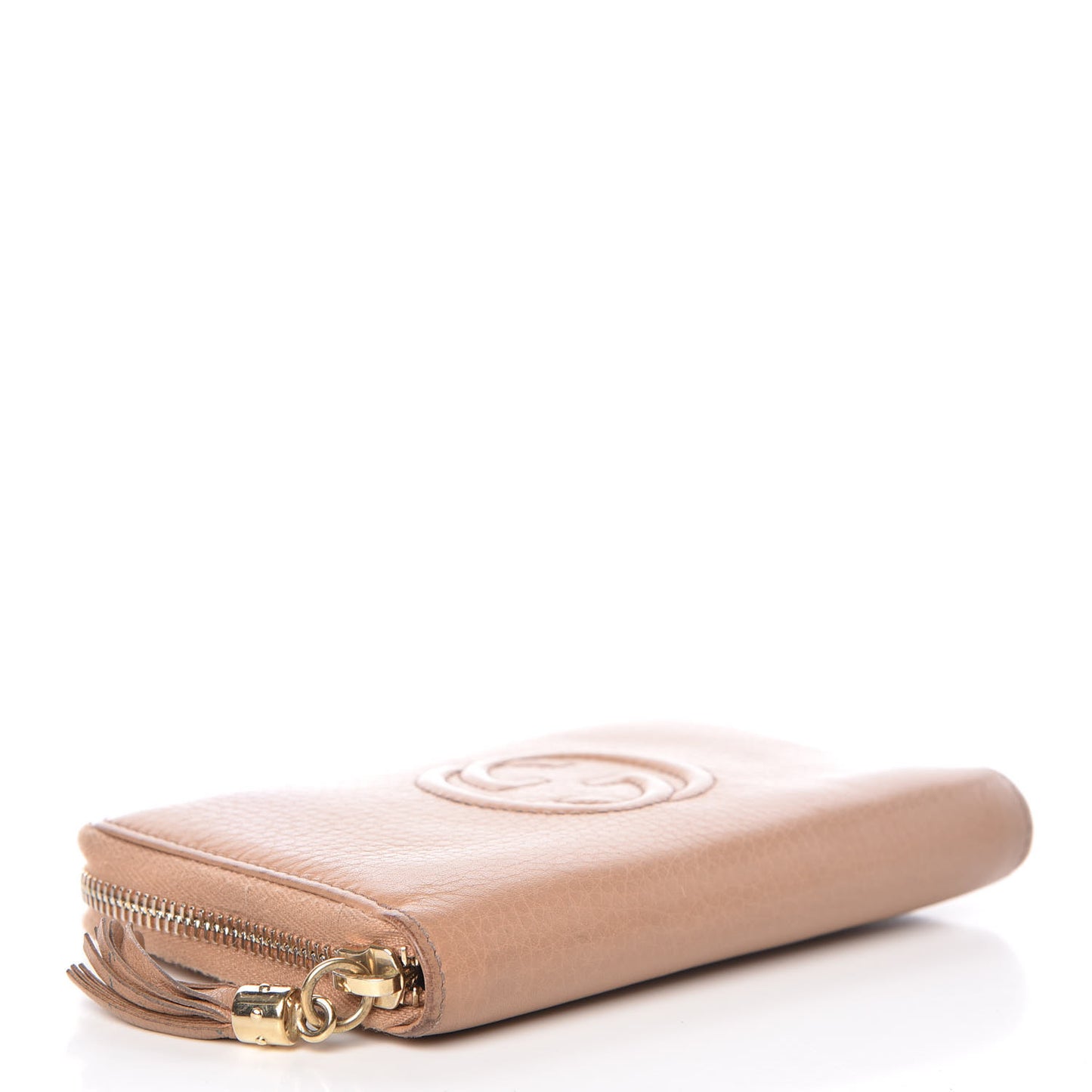 Calfskin Medium Soho Zip Around Wallet Camelia