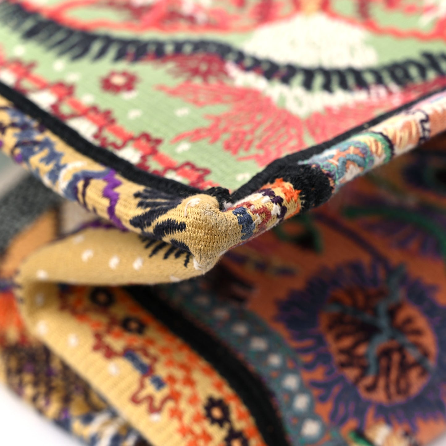 Canvas Embroidered Large In Lights Book Tote Multicolor