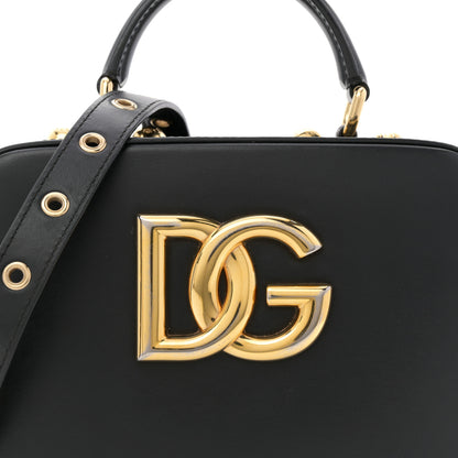 Dolce & Gabbana Calfskin 3.5  Top Handle Bag Black 7 of 9