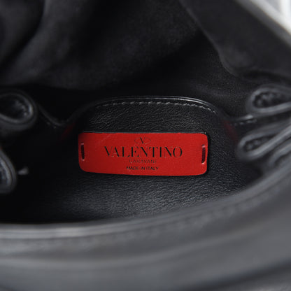 Valentino Garavani Smooth Calfskin Mini Bloomy Crossbody Bag Black 5 of 12