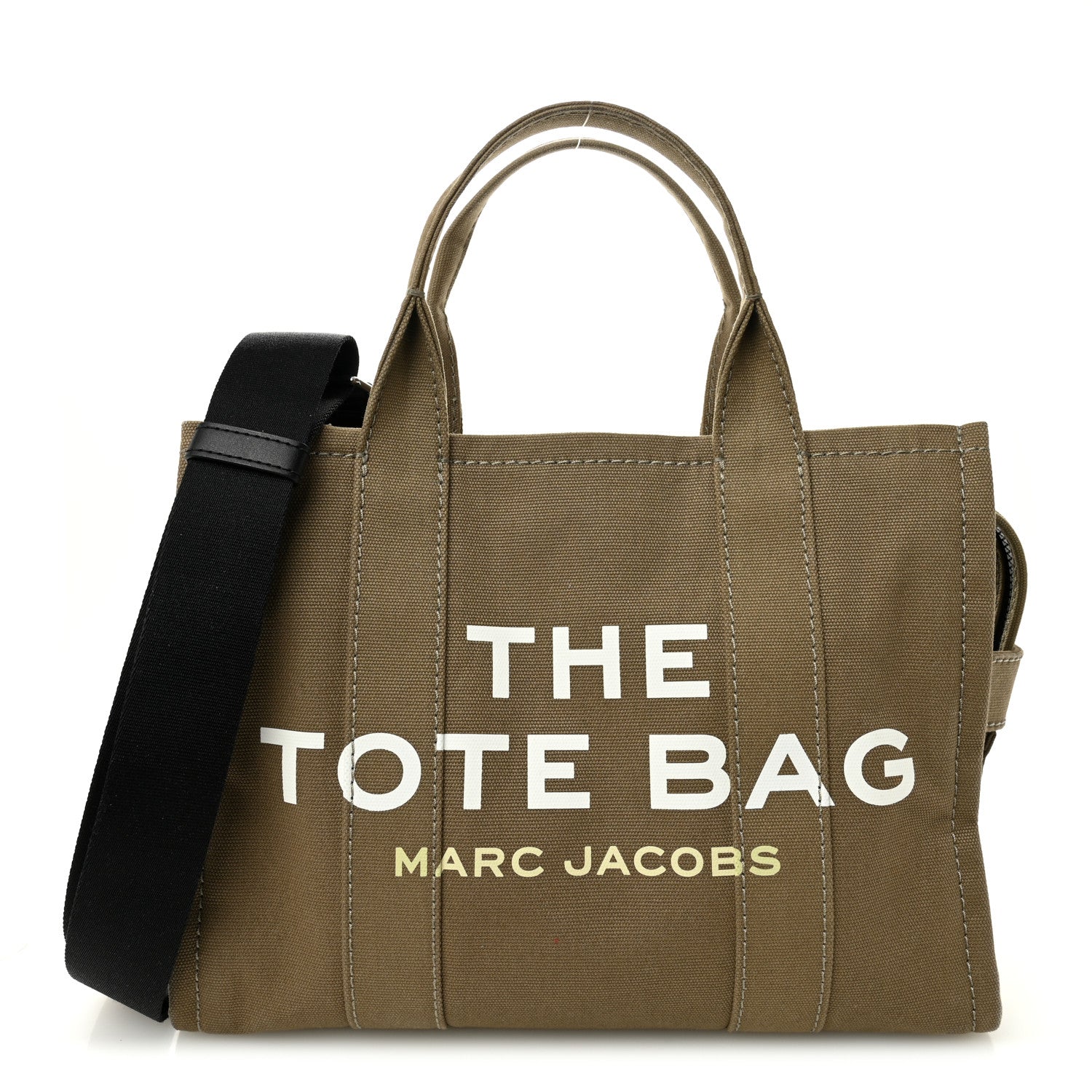 Marc Jacobs Cotton Canvas Medium The Traveler Tote Bag Slate Green 1 of 11