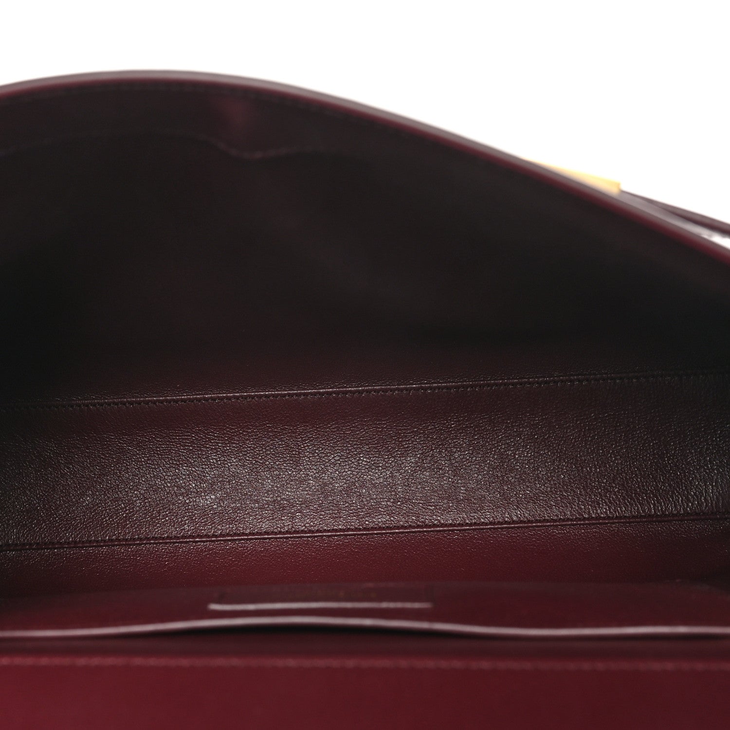 Saint Laurent Smooth Calfskin Manhattan Shoulder Bag Rouge Legion 5 of 11