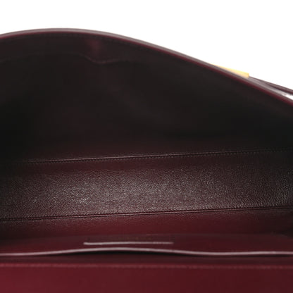 Saint Laurent Smooth Calfskin Manhattan Shoulder Bag Rouge Legion 5 of 11
