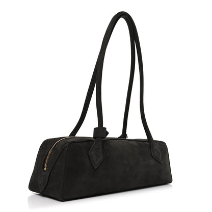 Alaia Nubuck Medium Le Teckel Bag Black Anthracite 3 of 9