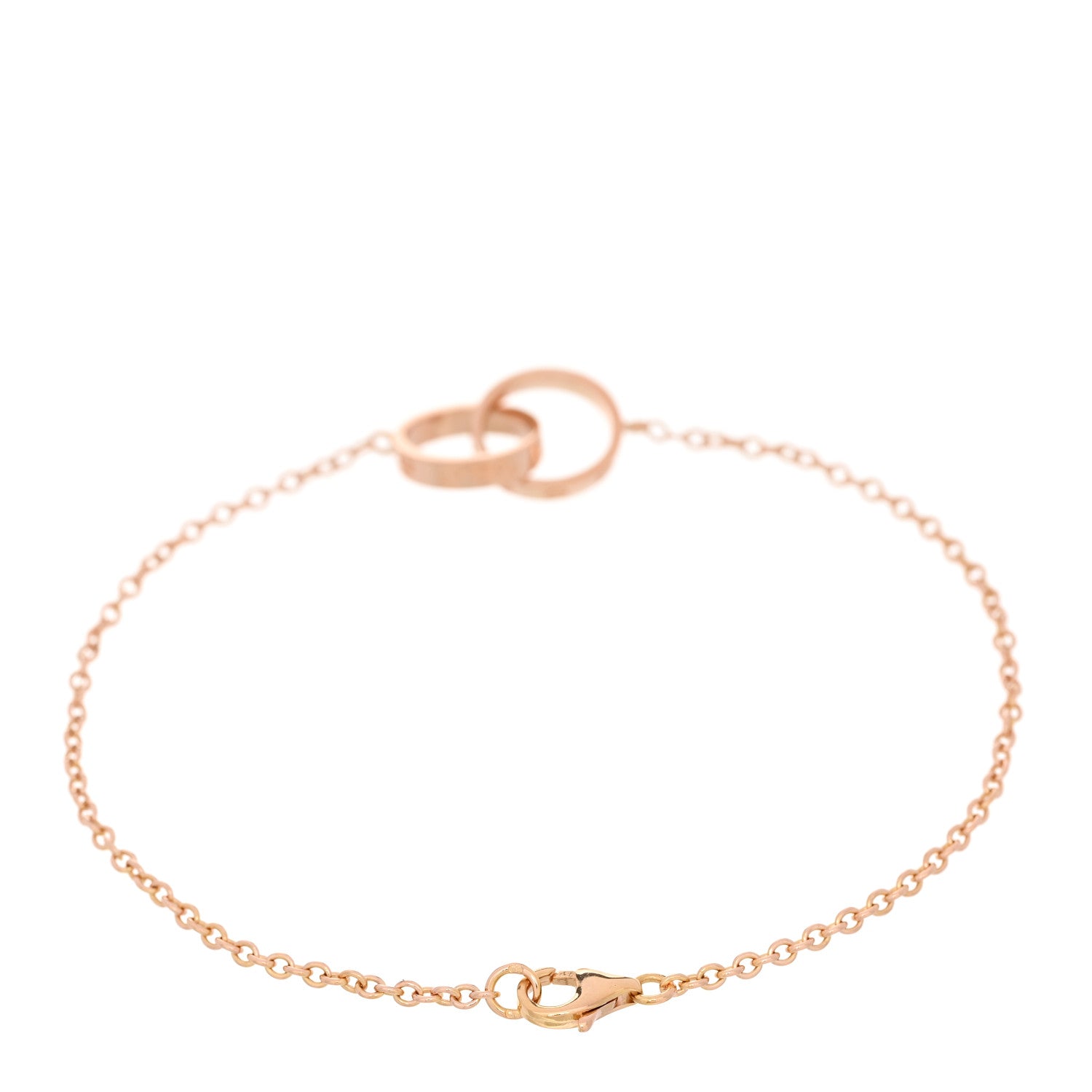 Cartier 18K Pink Gold Interlocking LOVE Bracelet 2 of 3