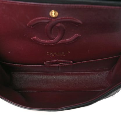 Chanel Lambskin Quilted Medium Double Flap Black 5 of 10