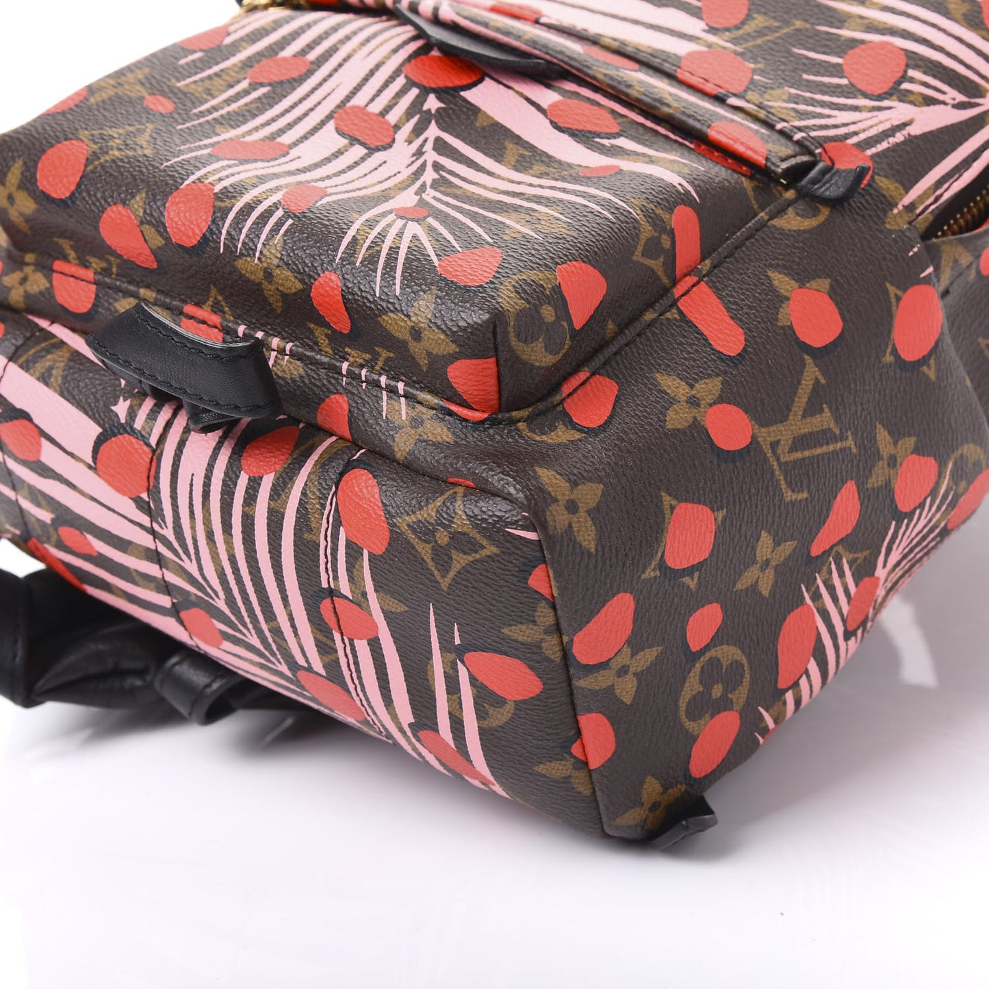 Monogram Jungle Dots Palm Springs Backpack PM Sugar Pink Poppy