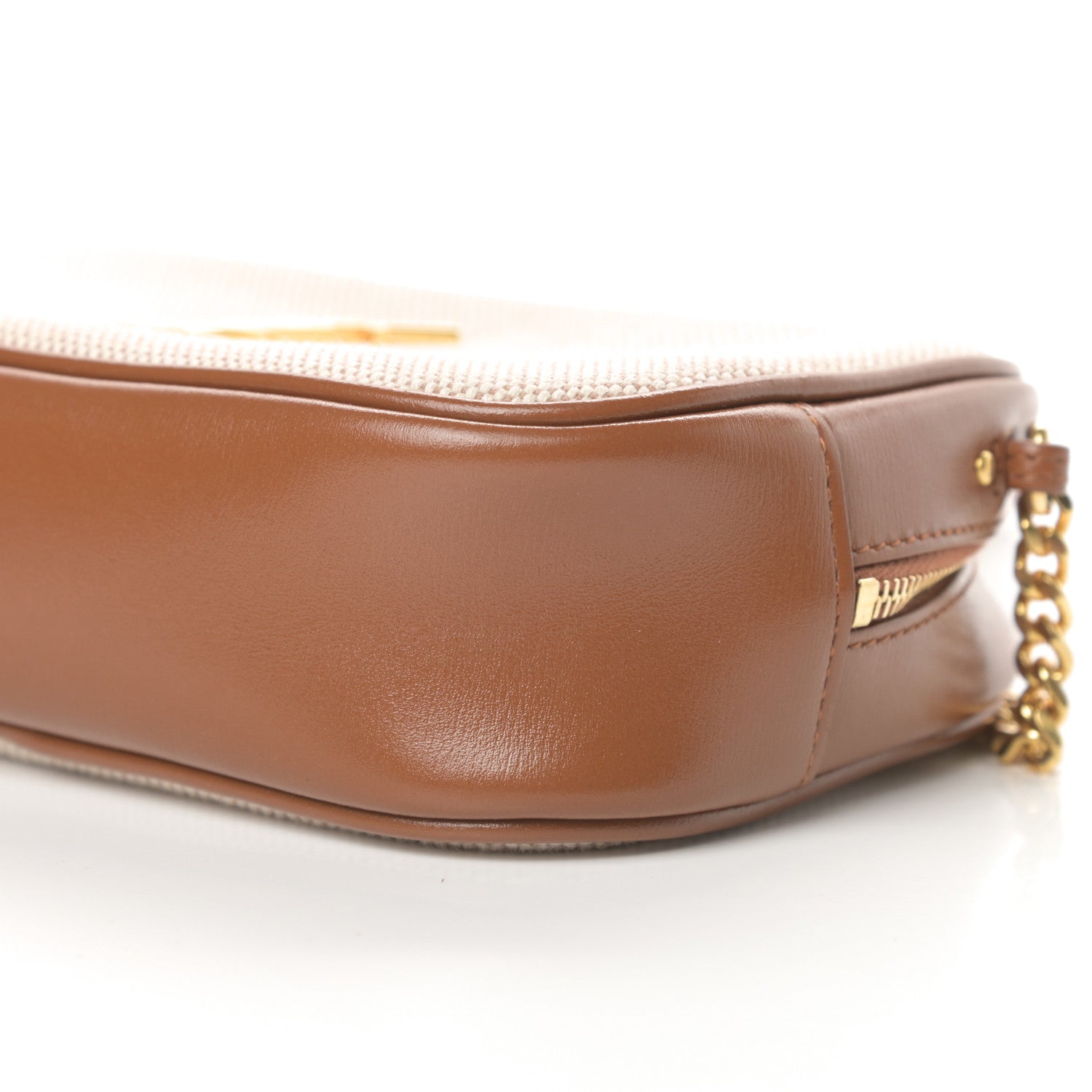 Saint Laurent Cotton Monogram Mini Lou Camera Bag Beige Brick 10 of 11