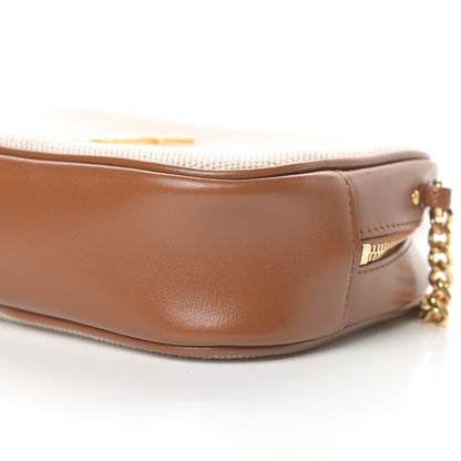 Saint Laurent Cotton Monogram Mini Lou Camera Bag Beige Brick 10 of 11