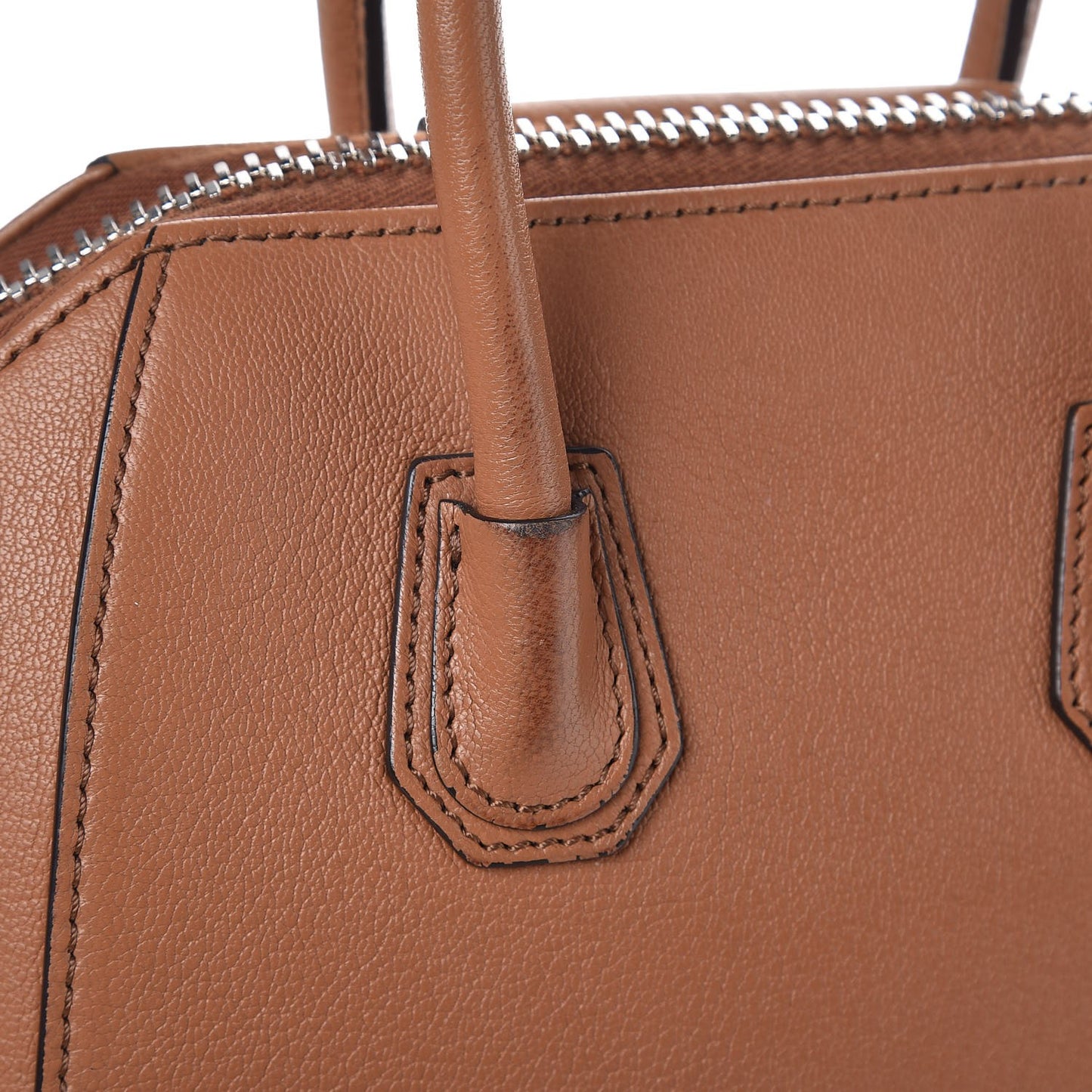 Sugar Goatskin Mini Antigona Caramel