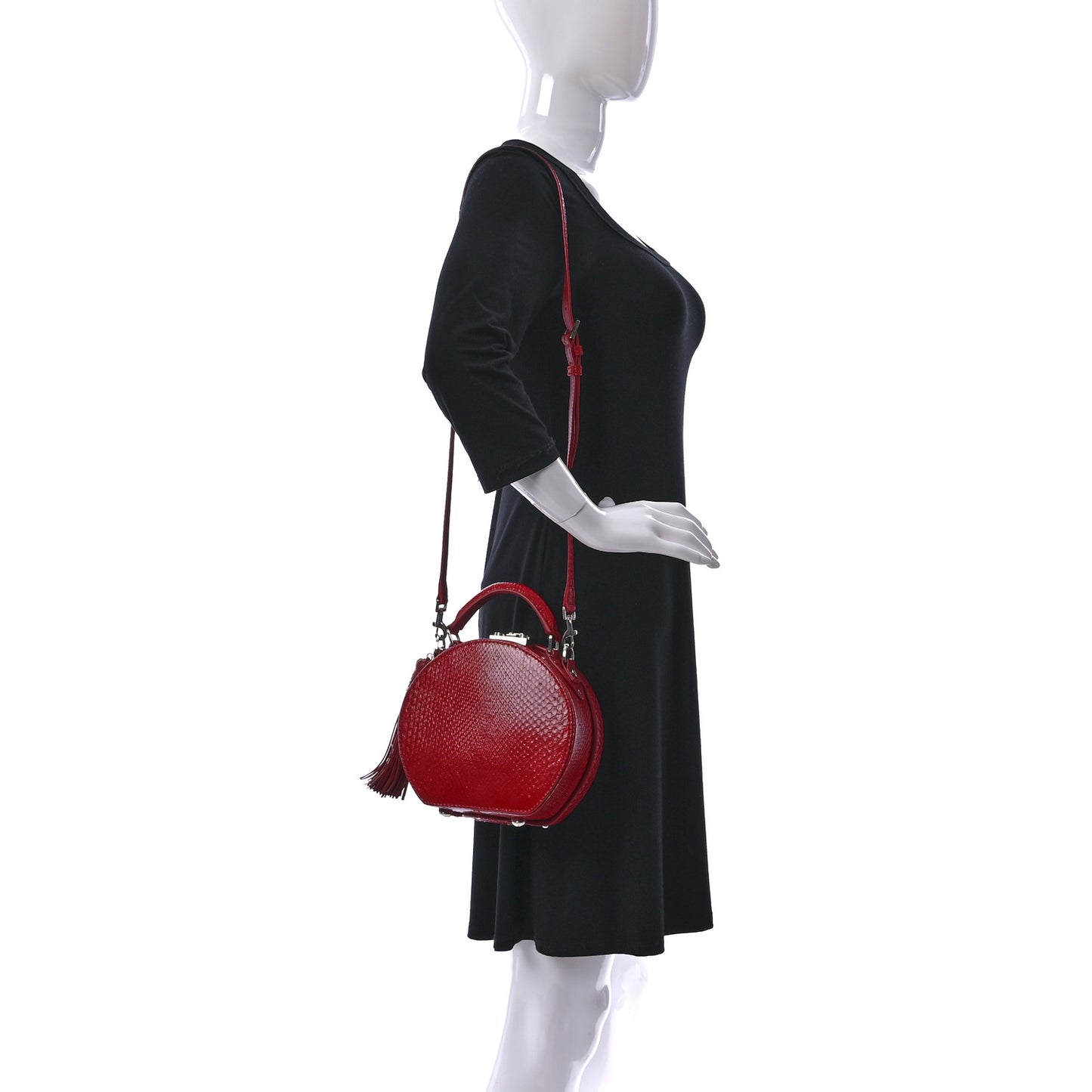 Python Mica Hat Box Red