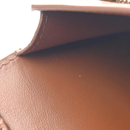 Celine Canvas Triomphe Medium Strap Wallet Tan 8 of 8