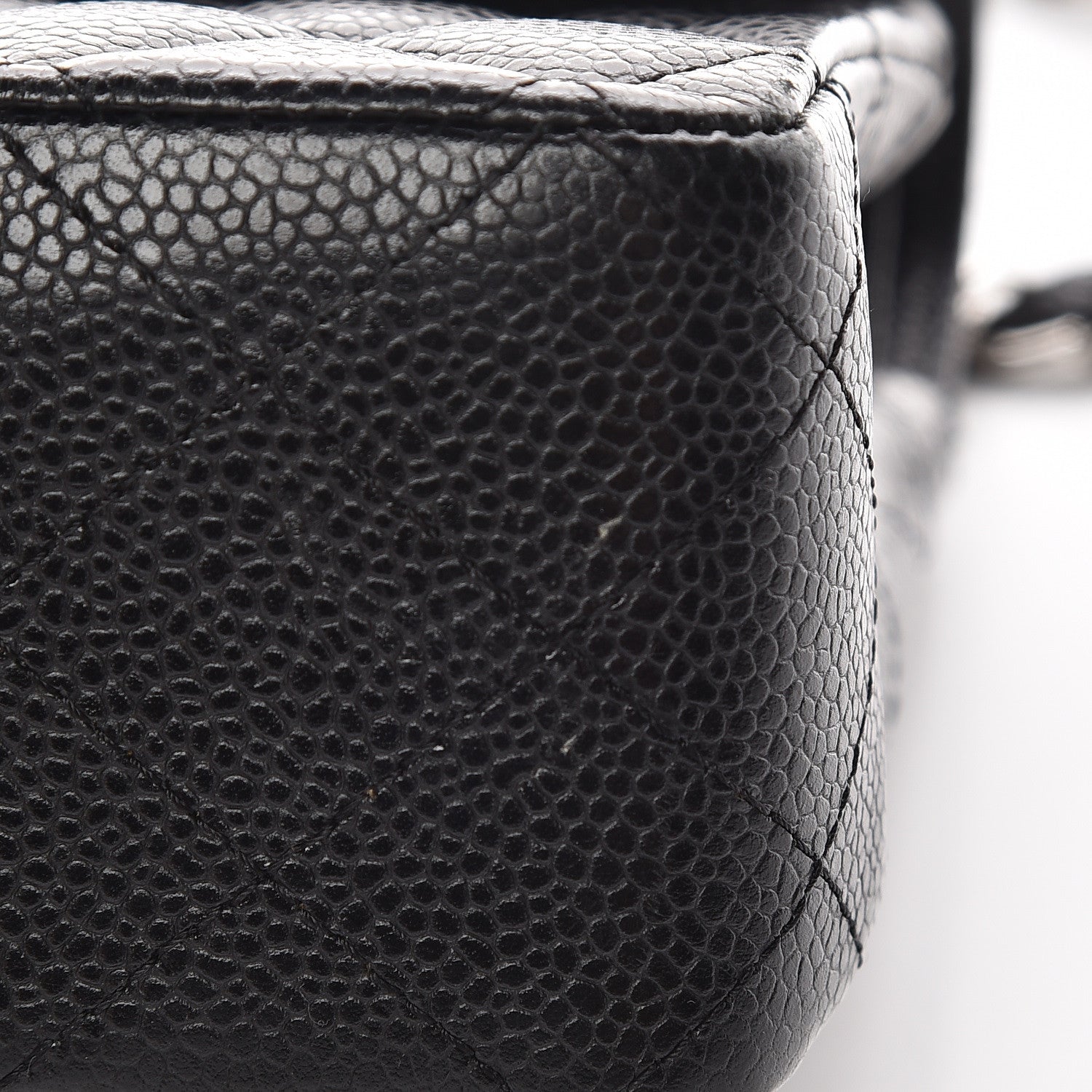 Chanel Caviar Quilted Medium Double Flap Black 12 of 14
