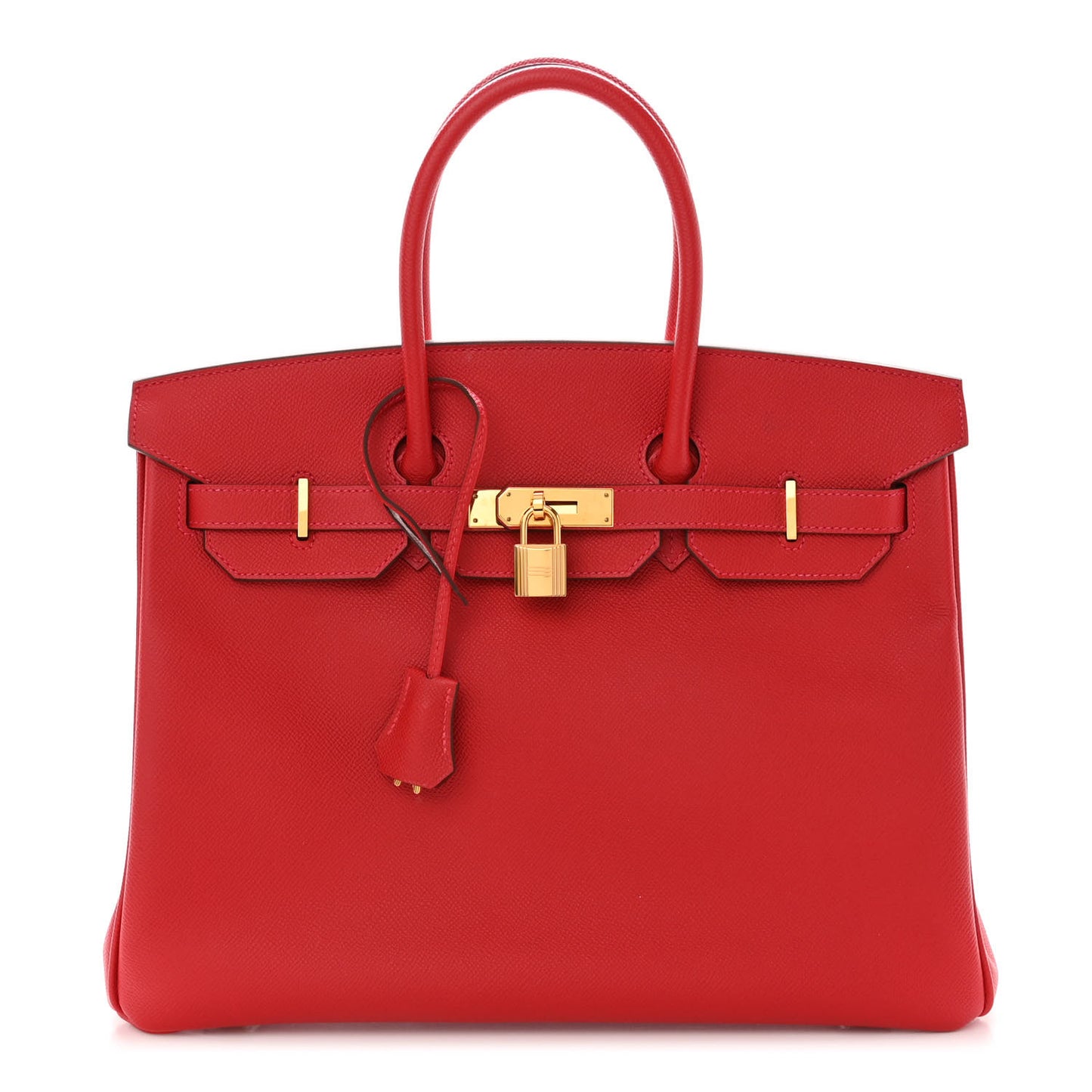 Epsom Birkin 35 Rouge Casaque