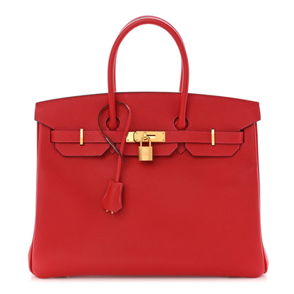 Hermes Epsom Birkin 35 Rouge Casaque 1 of 16