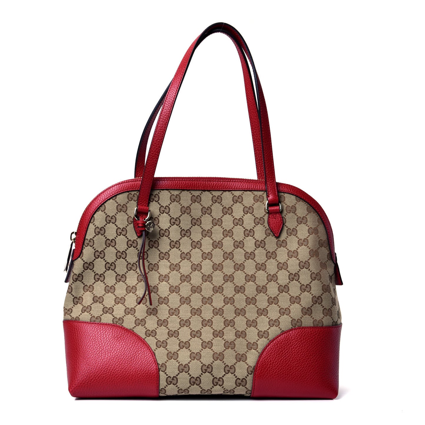 Monogram Medium Bree Shoulder Bag Red