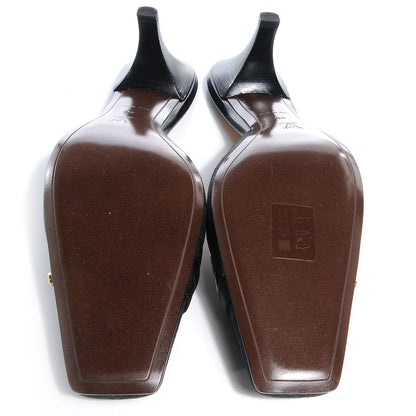 Louis Vuitton Mini Monogram Mules Black 40 4 of 7
