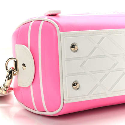 Christian Dior Calfskin Small Dior Vibe Zip Bowling Bag Pink Multicolor 8 of 9