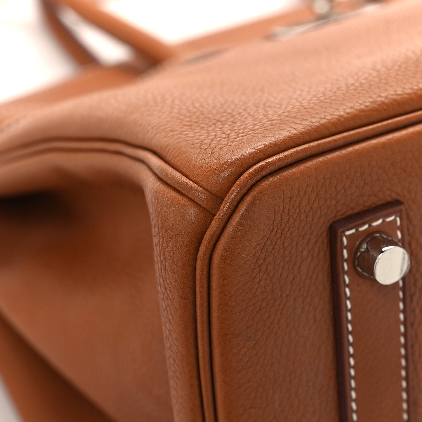 Natural Barenia Faubourg Birkin 35 Fauve