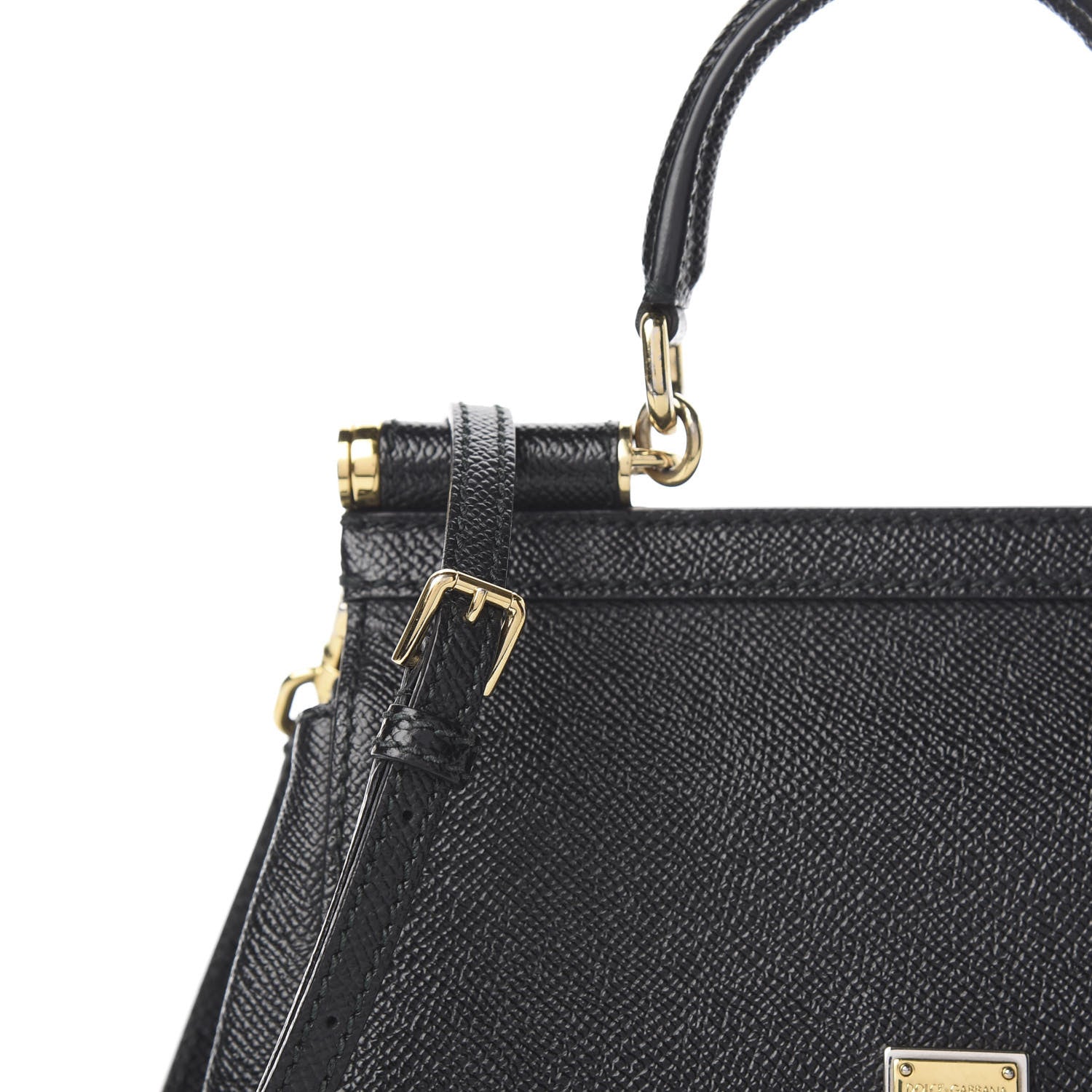 Dolce & Gabbana Dauphine Small Miss Sicily Satchel Black 18 of 18