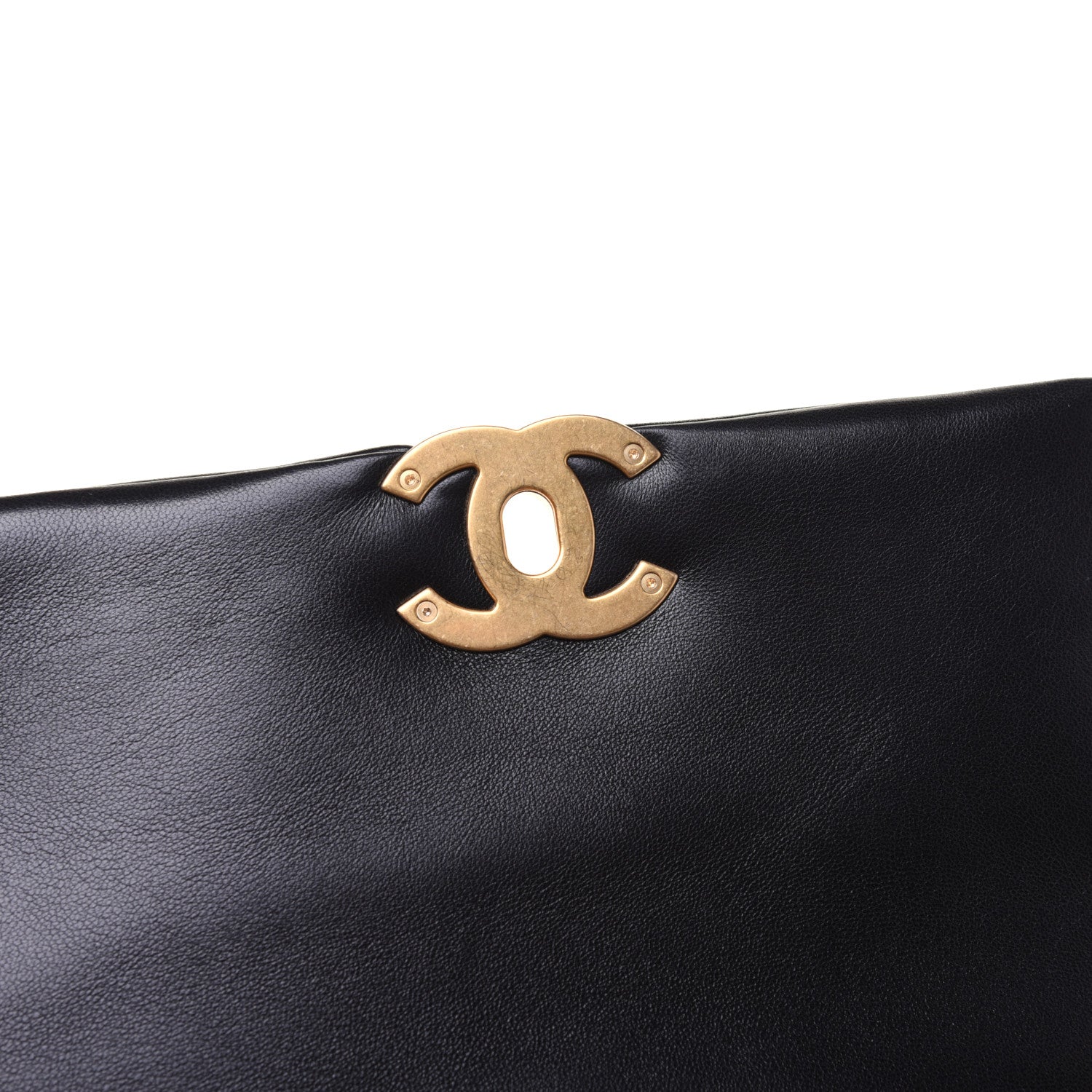 Chanel Lambskin Quilted Medium 19 Flap Black 11 of 16