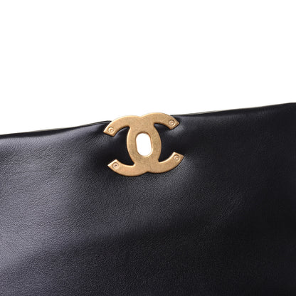 Chanel Lambskin Quilted Medium 19 Flap Black 11 of 16