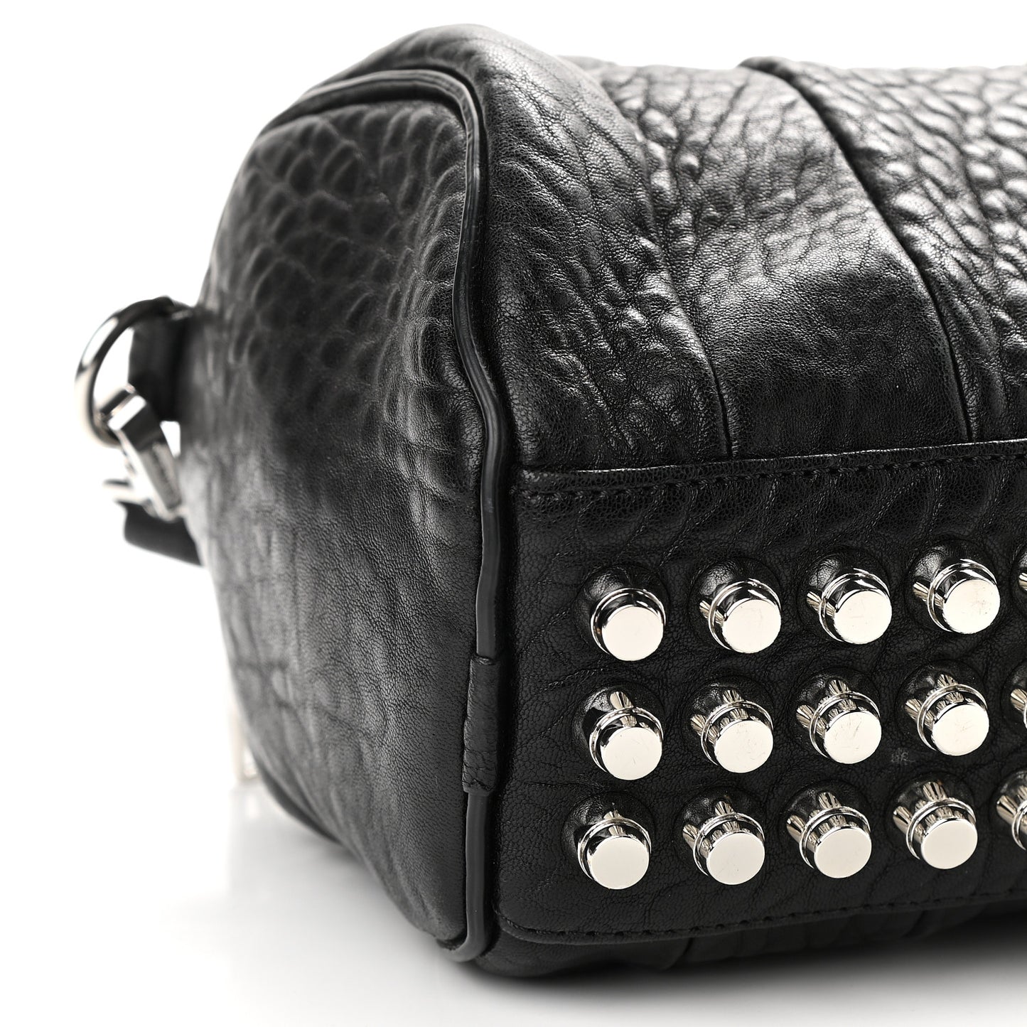 Pebbled Lambskin Mini Rockie Black Rhodium Hardware