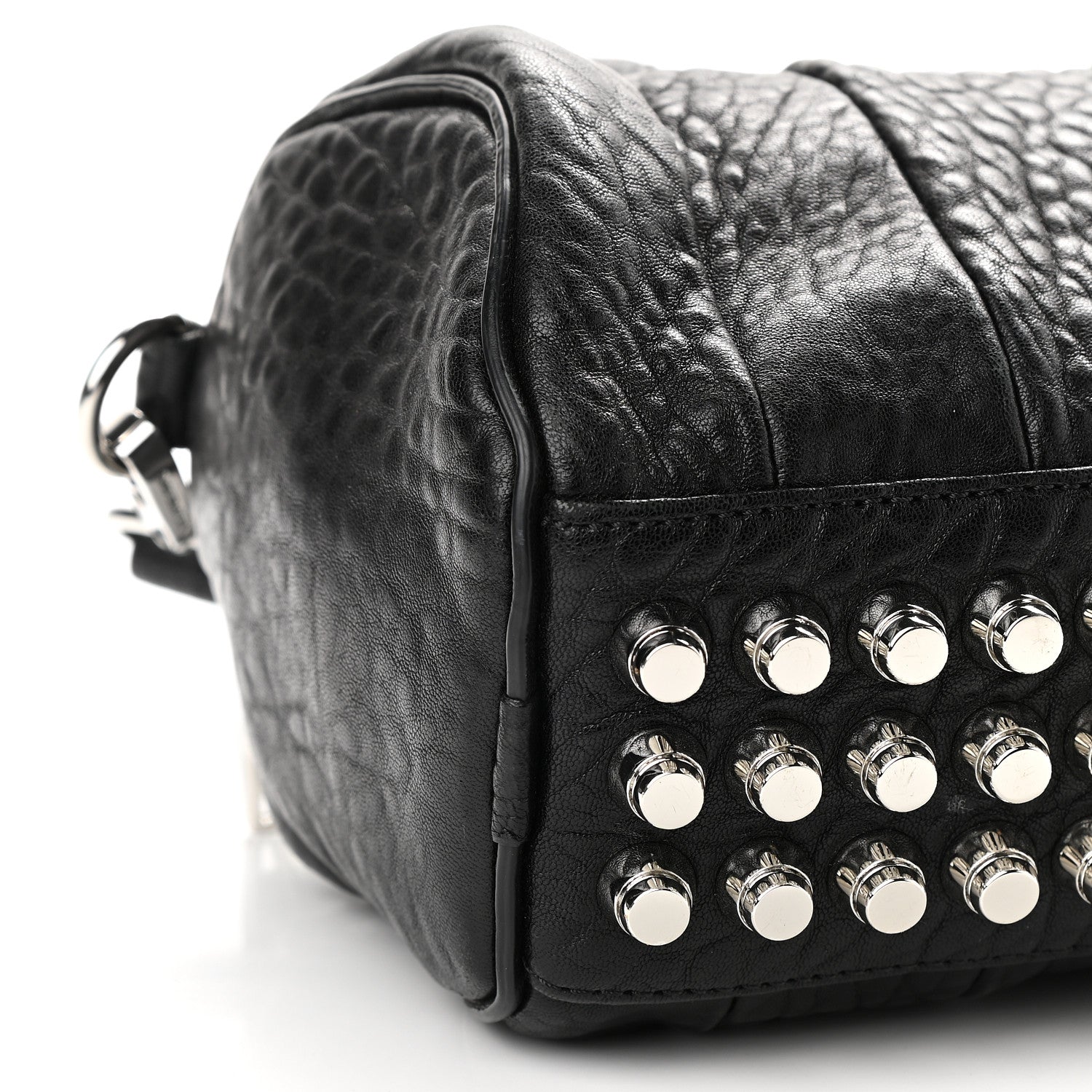 Alexander Wang Pebbled Lambskin Mini Rockie Black Rhodium Hardware 6 of 7