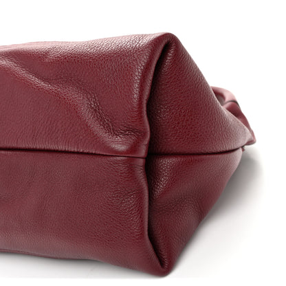 Gucci Grained Calfskin Softbit Medium Shoulder Bag Rosso Ancora 9 of 10