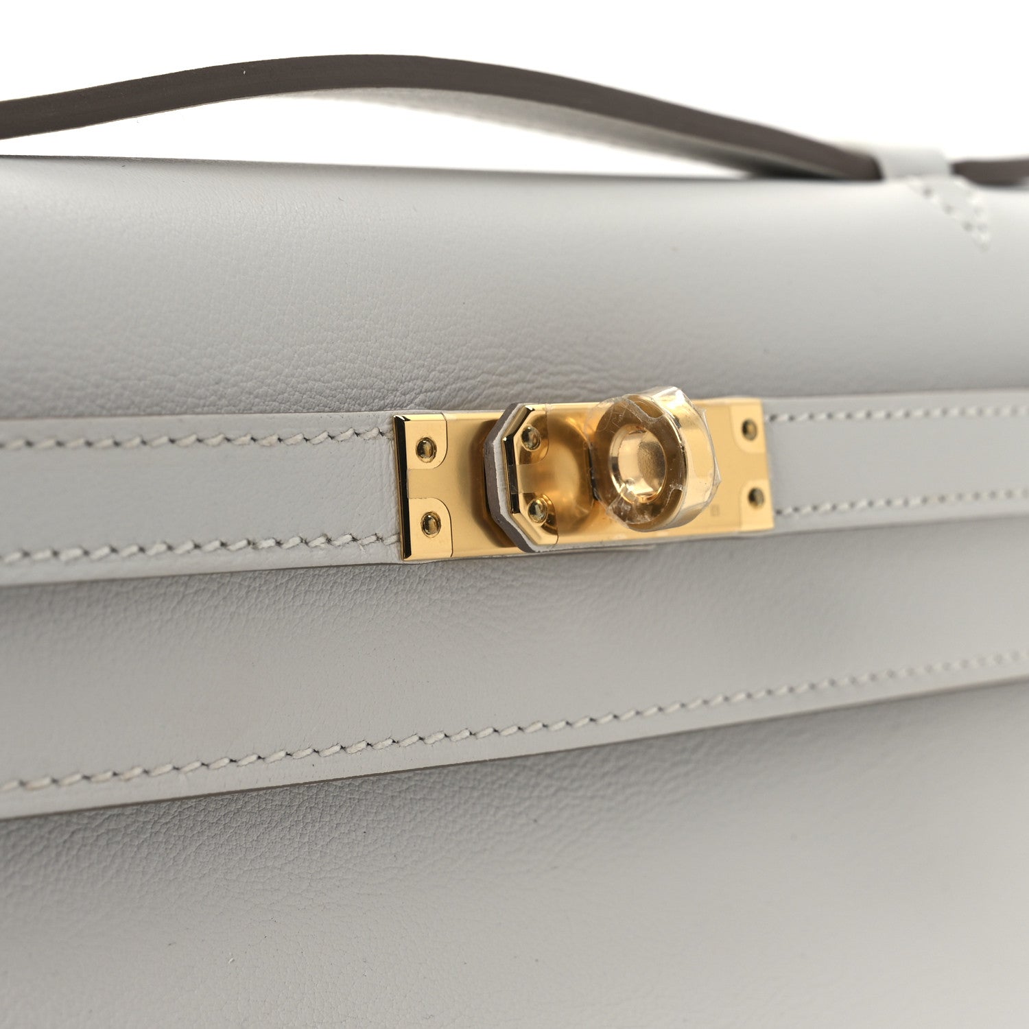 Hermes Swift Kelly Pochette Clutch Craie 12 of 13