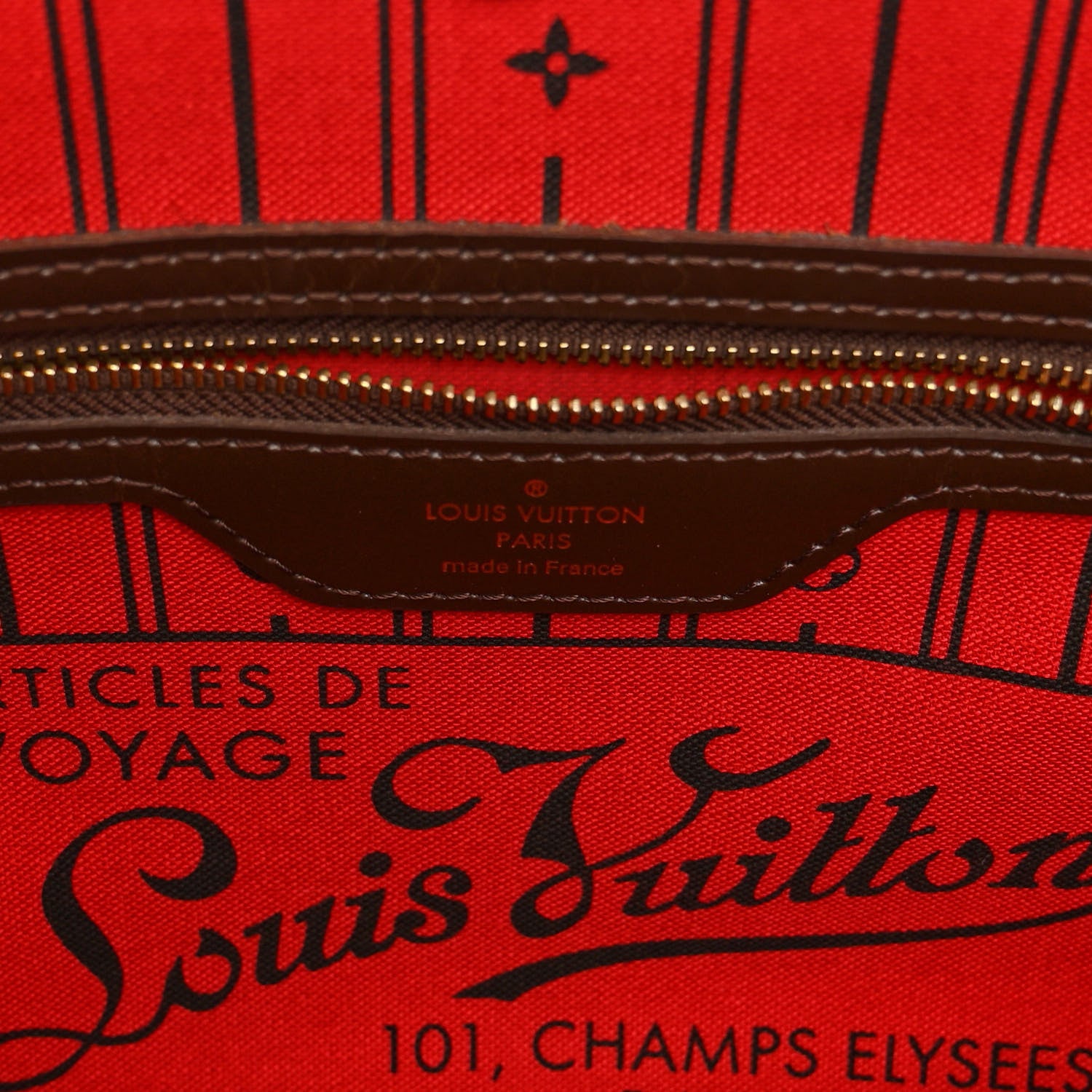 Louis Vuitton Damier Ebene Neverfull PM 6 of 10