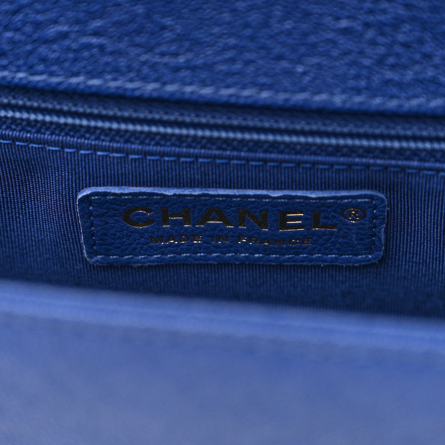 Caviar Quilted New Medium Boy Flap Dark Navy Blue