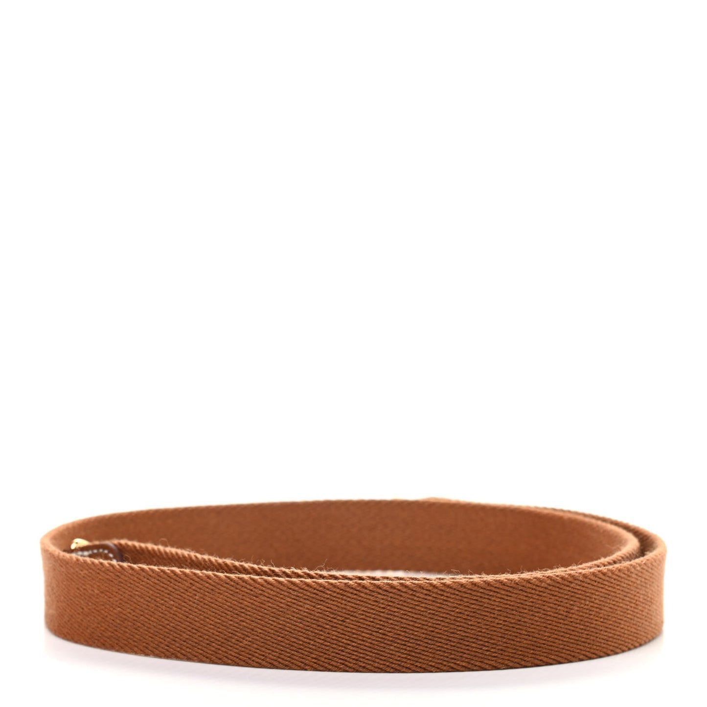 Toile Taurillon Clemence Shoulder Strap Gold