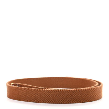 Hermes Toile Taurillon Clemence Shoulder Strap Gold 2 of 3