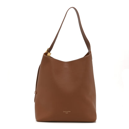 Louis Vuitton Grained Calfskin Low Key Hobo MM Cognac 1 of 10