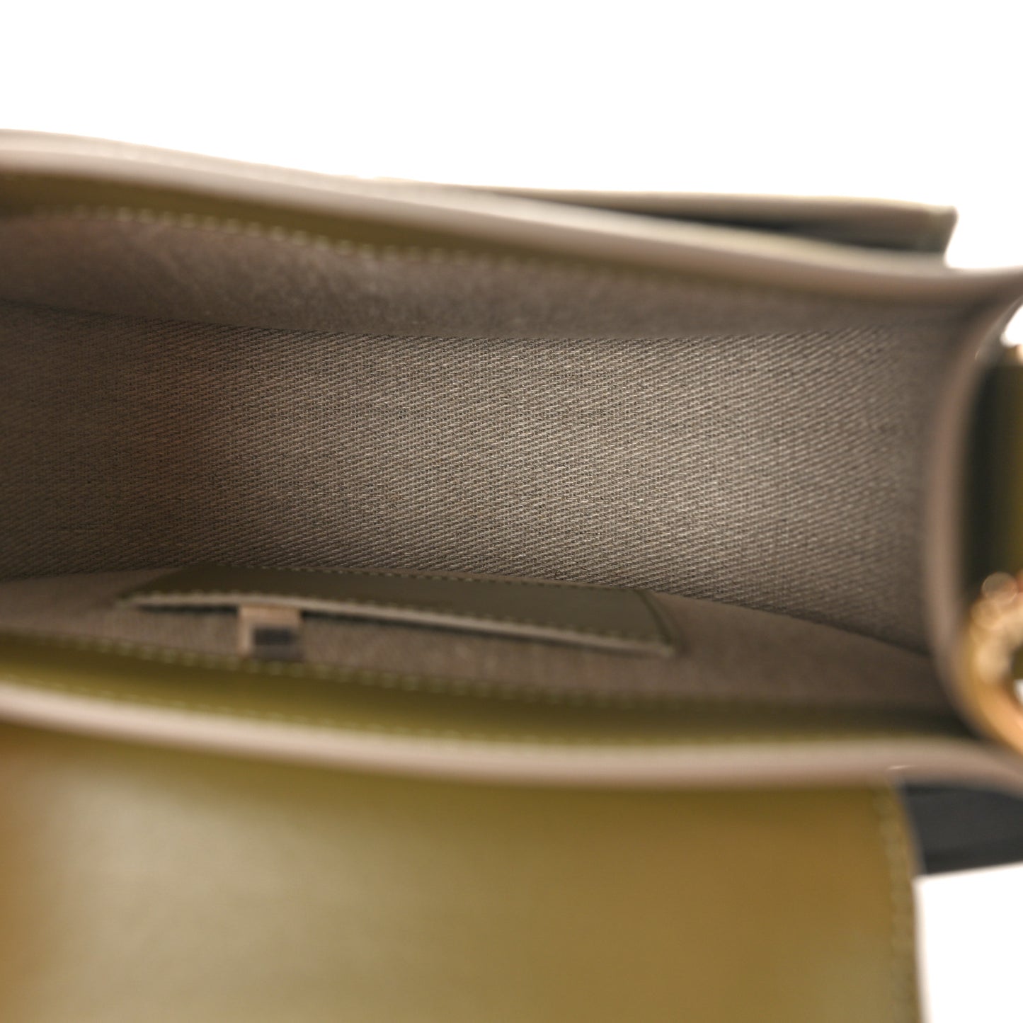 Calfskin Suede Small Tess Bag Green