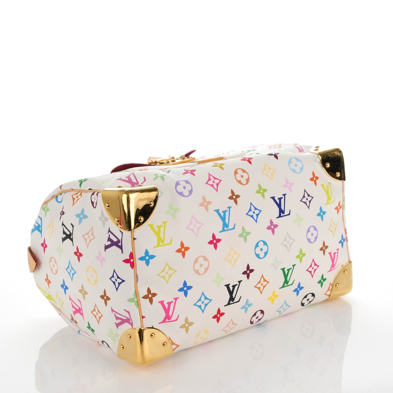 Louis Vuitton Monogram Multicolor Speedy 30 White 4 of 7