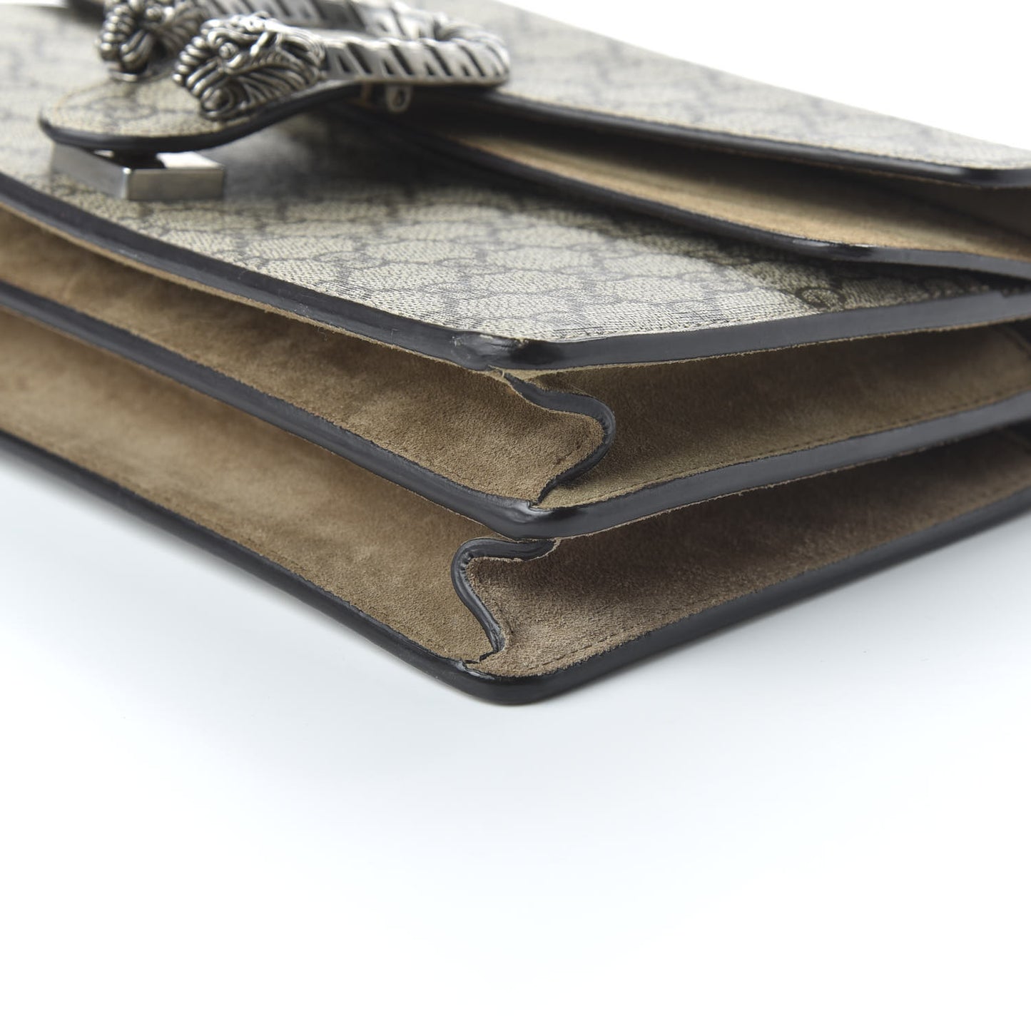 GG Supreme Monogram Small Dionysus Shoulder Bag Taupe