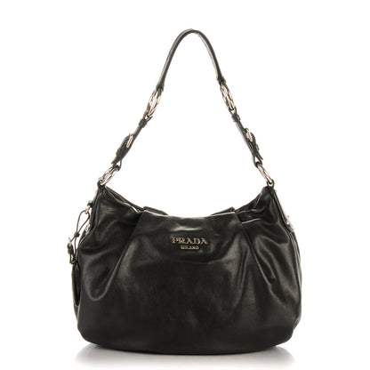 Prada Soft Calf Hobo Nero Black 1 of 8