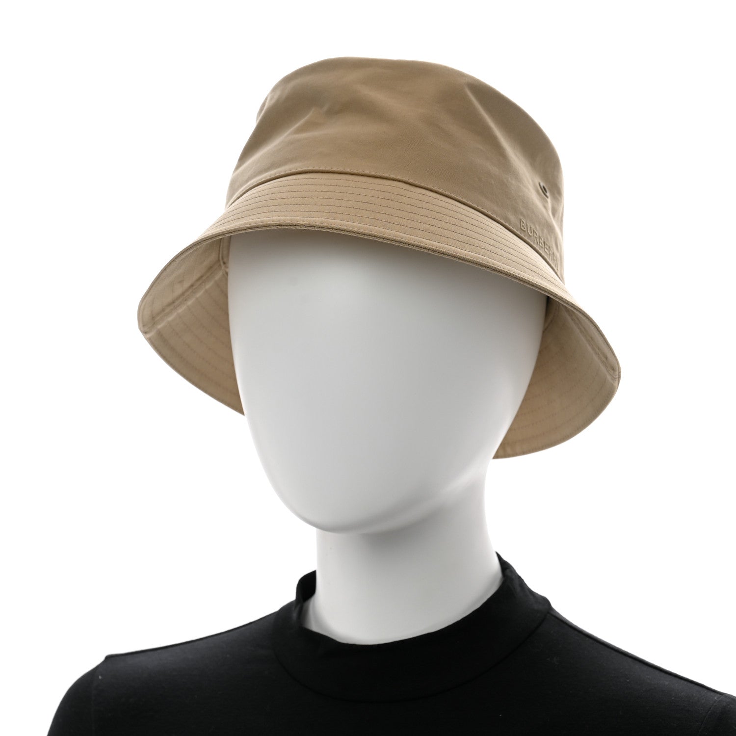 Burberry Cotton Gabardine Bucket Hat L Honey 2 of 8