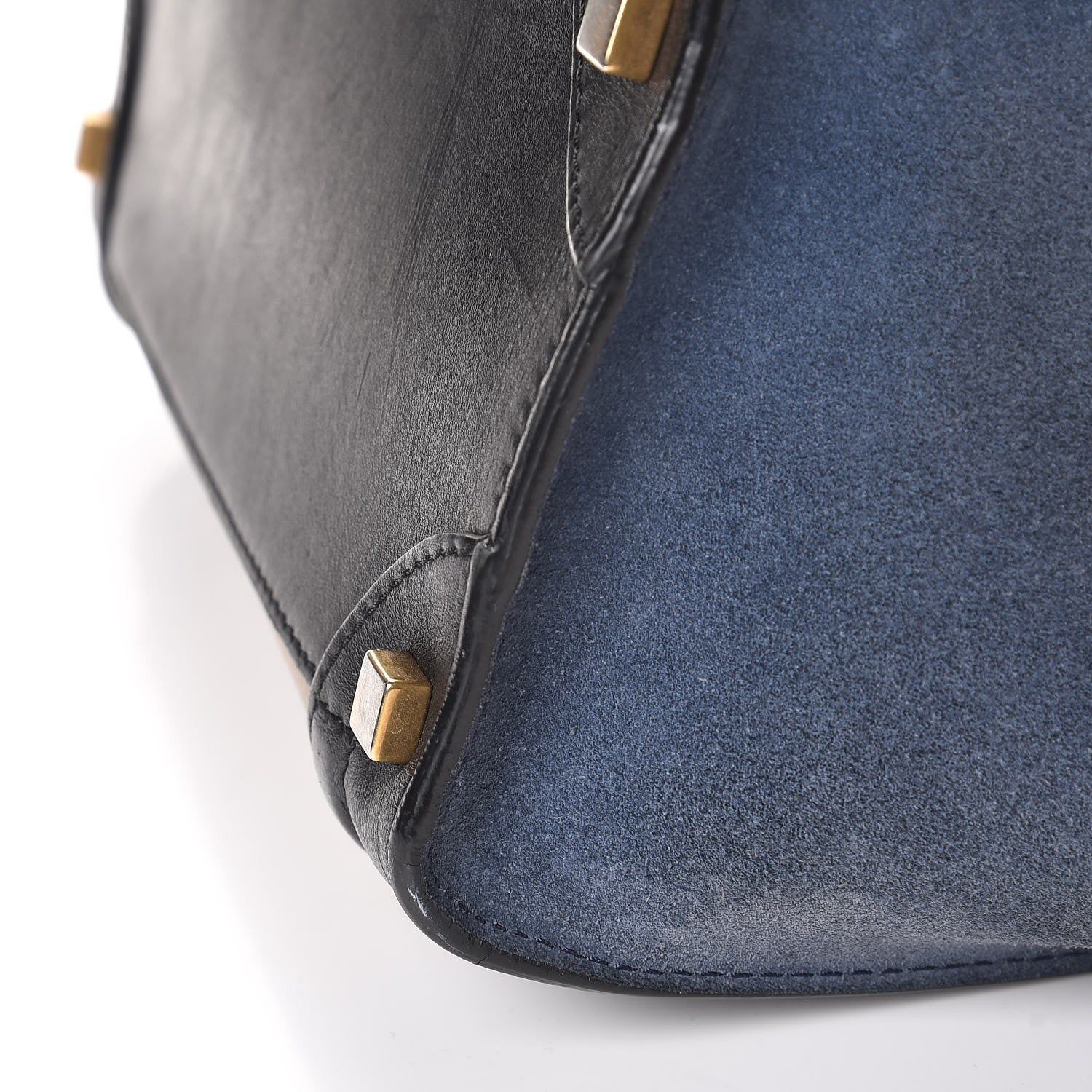 Celine Smooth Calfskin Suede Micro Tri-Color Luggage Beige 13 of 13
