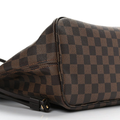 Louis Vuitton Damier Ebene Neo Neverfull MM Rose Ballerine 8 of 9