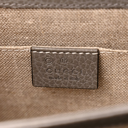 Gucci Dollar Calfskin Small Interlocking G Shoulder Bag Loess 6 of 11