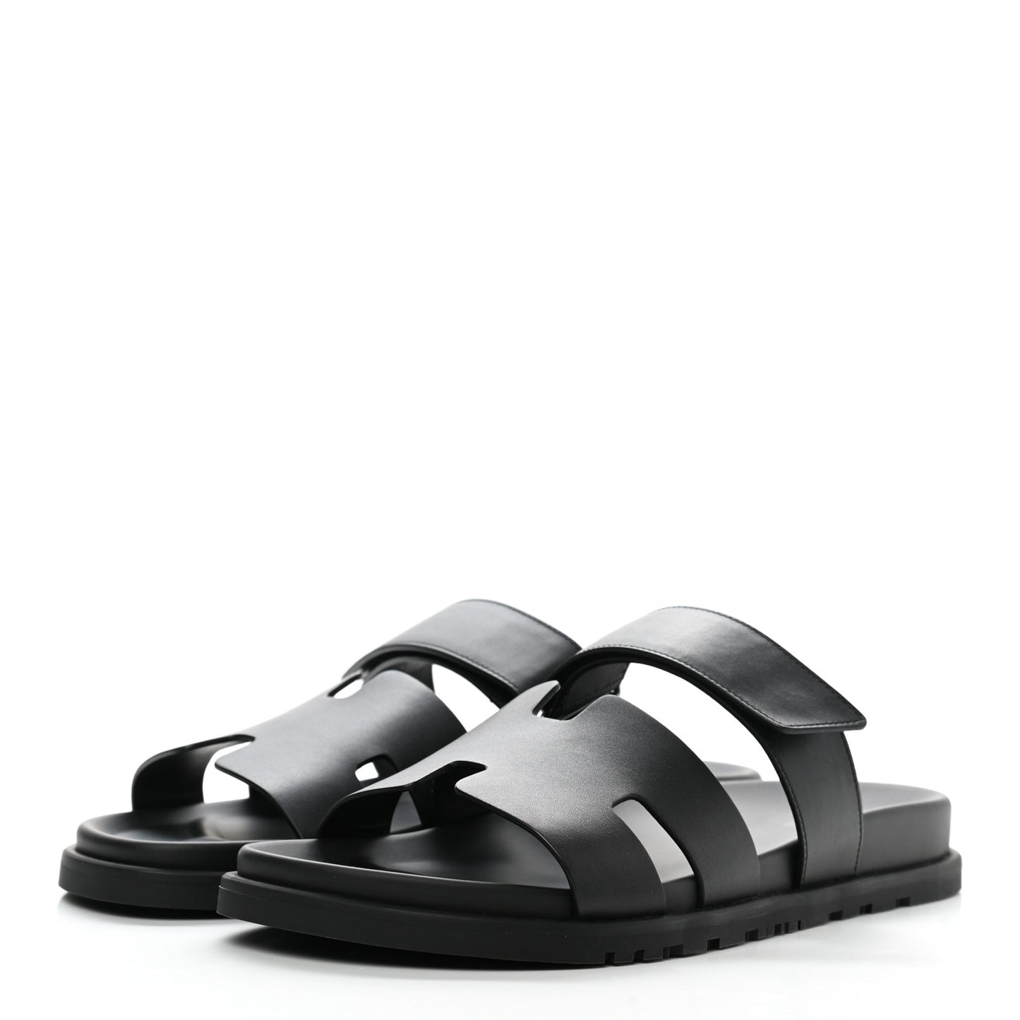 Calfskin Mens Chypre Sandals 42 Black