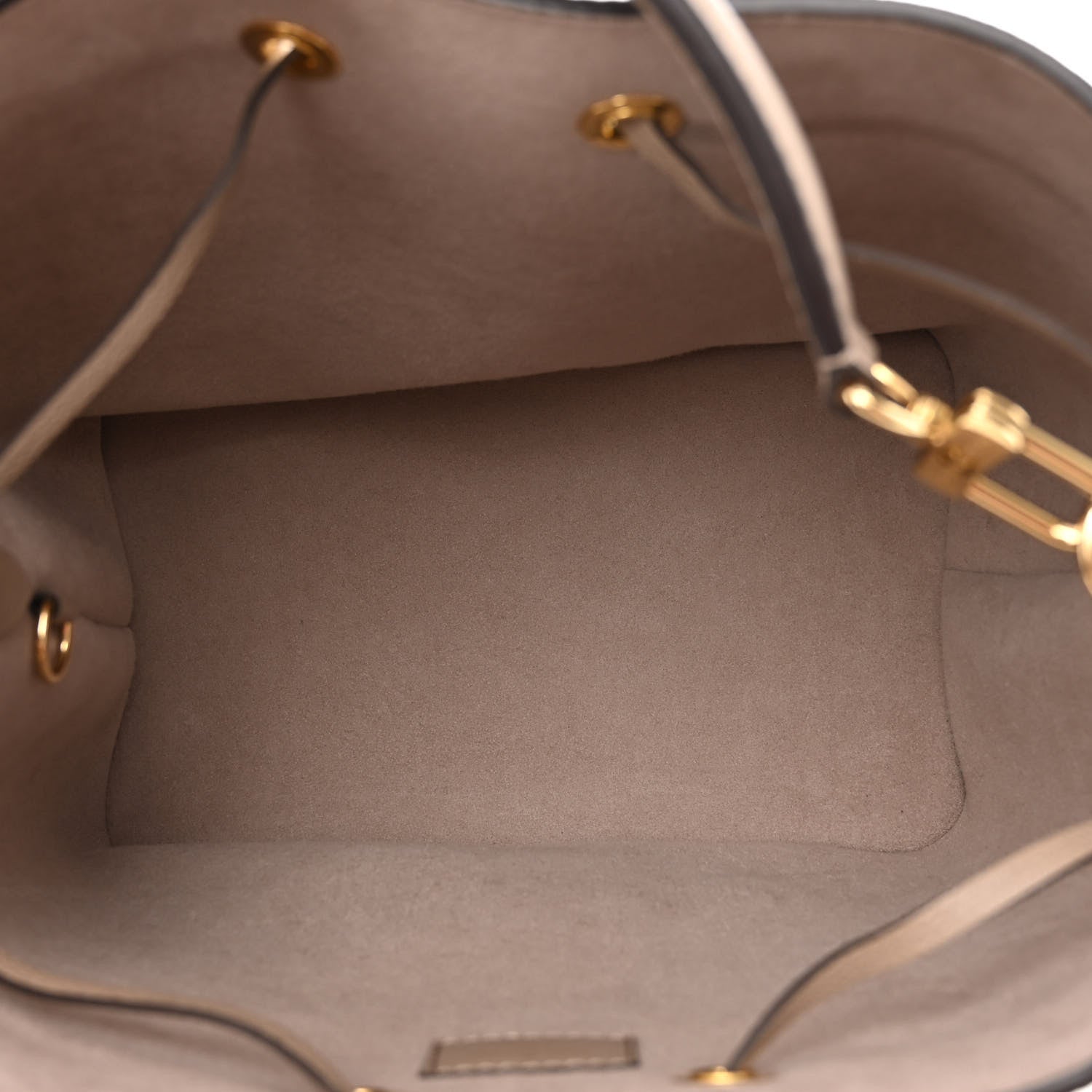 Louis Vuitton Empreinte Monogram Giant Neonoe MM Tourterelle Creme 6 of 10