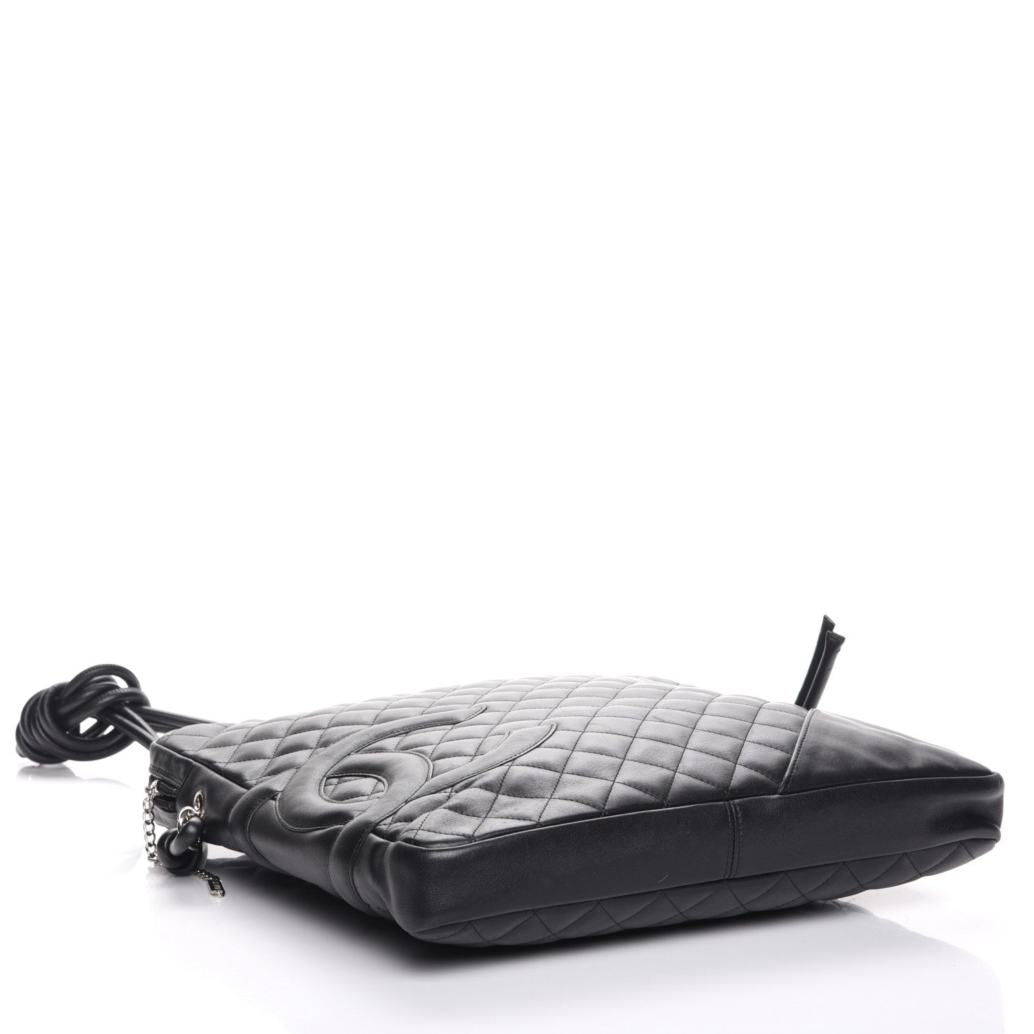 Chanel Calfskin Quilted Large Cambon Messenger Black 4 of 9