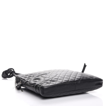 Chanel Calfskin Quilted Large Cambon Messenger Black 4 of 9